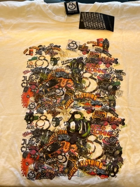 JUICE CLOTHING TEE WHITE SKATEBOARDING T SHIRT T-SHIRT Size Small 3 JUICE CLOTHING TEE WHITE SKATEBOARDING T SHIRT T-SHIRT Size Small