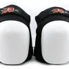Exite - Pro 540 Knee Pads Black / White Pads [Size: S]