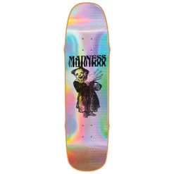 MADNESS Skateboard Deck 8.5" X 32.3" Back Hand Silver Skate Deck R7 -Skateboard Equipment Store 40841 2