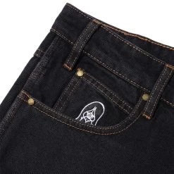 Butter Goods - Hound Denim Pants Washed Black Buttergoods [Size: 30] -Skateboard Equipment Store 41037 2