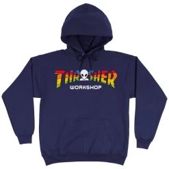 Thrasher Magazine ALEN WORKSHOP Jumper Hoody SPECTRUM Hoodie Pullover AWS [Size: L]