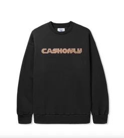 Cash Only - Hold It Down Crewneck Pullover Black Pull Over Hoodie