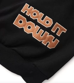 Cash Only - Hold It Down Crewneck Pullover Black Pull Over Hoodie -Skateboard Equipment Store 41136 3