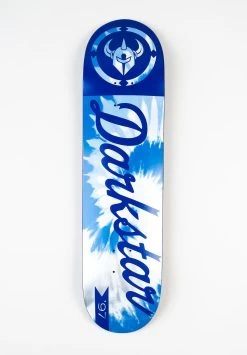 DARKSTAR Skateboard Deck 8" X 31.875" Blue Silver Dark Star Contra Rhm