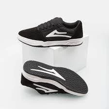 LAKAI SHOES BRIGHTON KIDS Black / White SUEDE KS221-0257-B00 / BKWTS / BLKSD 6 LAKAI SHOES BRIGHTON KIDS Black / White SUEDE KS221-0257-B00 / BKWTS / BLKSD - Image 4