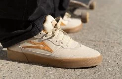 LAKAI SHOES CAMBRIDGE TAN GUM SUEDE FREE POSTAGE AUSTRALIAN SELLER [Size: 9] -Skateboard Equipment Store 41297 3