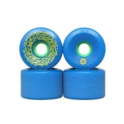 Santa Cruz - OG Slime Blue Green 66mm 78a Slime Balls Skateboard Wheels Set Of 4