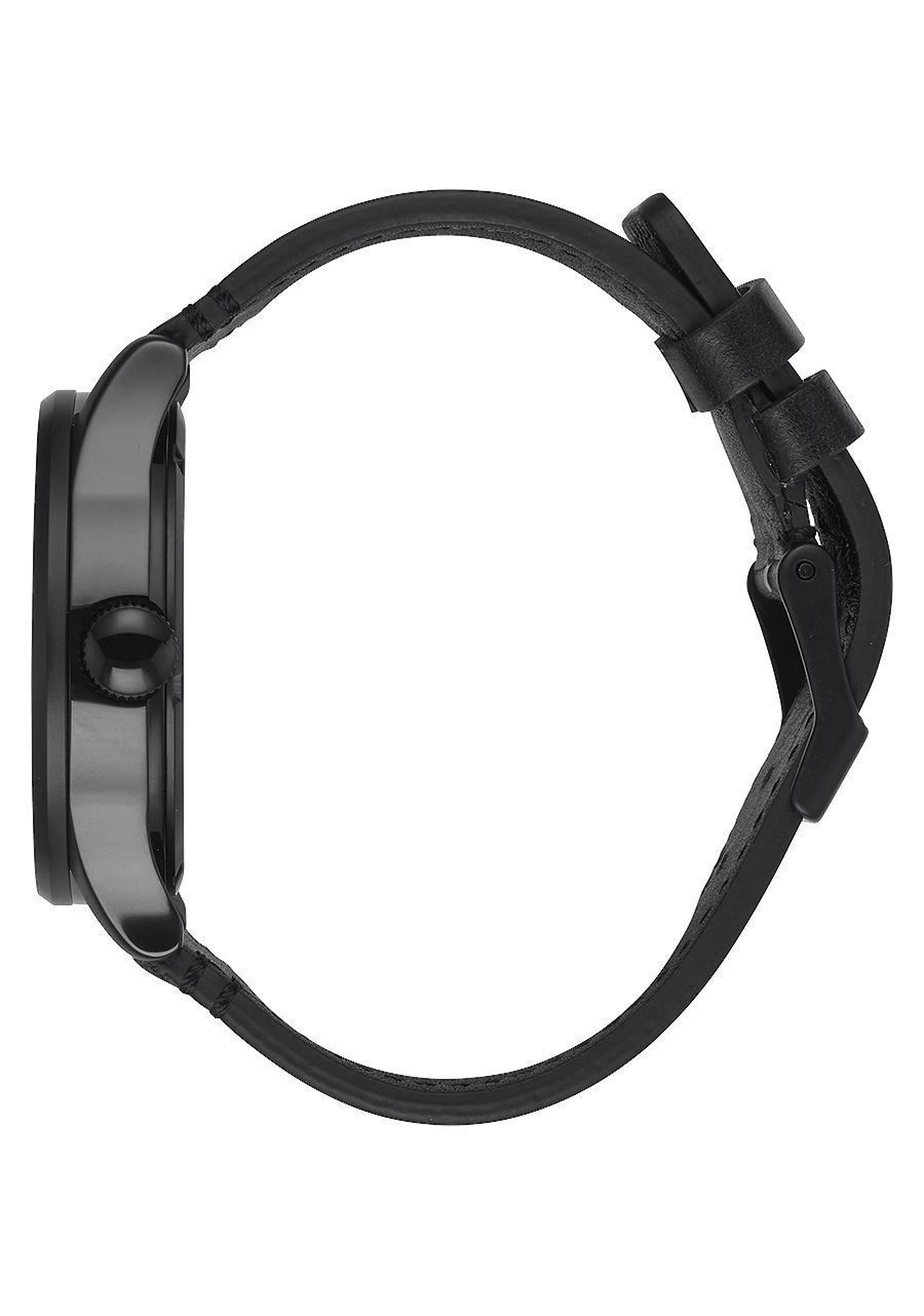 NIXON Sentry Leather All Black Rose Gold WATCH NEW A105 957 4 NIXON Sentry Leather All Black Rose Gold WATCH NEW A105 957 - Image 2