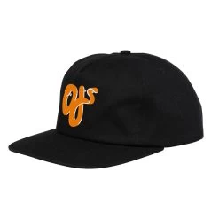 OJ Wheels - Star Mid Profile Snap Back Hat Black Cap OSFA 6 OJ Wheels - Star Mid Profile Snap Back Hat Black Cap OSFA -Skateboard Equipment Store 41403 1