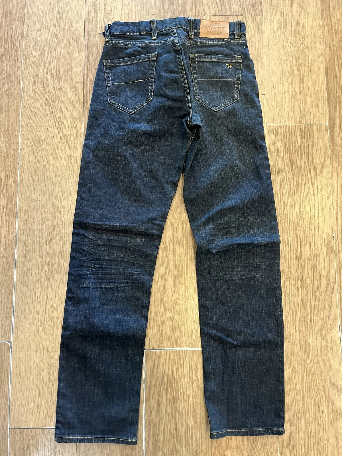 Fallen Premium Denim Indigo Blue Jeans Pants Slim Fit Size 28 4 Fallen Premium Denim Indigo Blue Jeans Pants Slim Fit Size 28 - Image 2