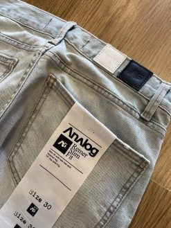 Analog Jean Light Blue Denim Slim Fit Size Mens 30 Jeans Pants -Skateboard Equipment Store 41416 3