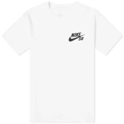 Nike SB - Logo White T-Shirt Tee Short Sleeve Nike Skateboarding | DC7817 - 100 -Skateboard Equipment Store 41485 2