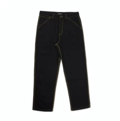 Passport - Diggers Club Cotton Heavy Duty Canvas Pants Ink Black | Pass~Port Pass Port Size 36" Mens