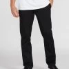 Volcom - Frickin Modern Stretch Pant Black Chinos Chino 2 Volcom - Frickin Modern Stretch Pant Black Chinos Chino -Skateboard Equipment Store 41497