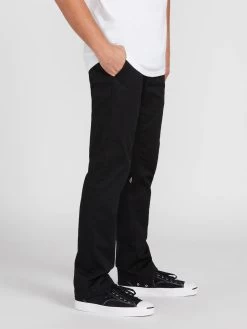 Volcom - Frickin Modern Stretch Pant Black Chinos Chino -Skateboard Equipment Store 41497 2
