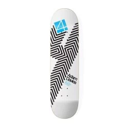 The 4 Skate Co ADAM DAVIES 8.25 Lines White SKATEBOARD DECK SKATE DECK FOUR SKATEBOARD COMPANY