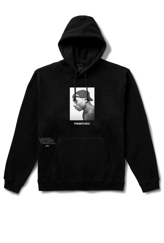 Primitive - Tupac No Changes Hood Black Hoody 3 Primitive - Tupac No Changes Hood Black Hoody