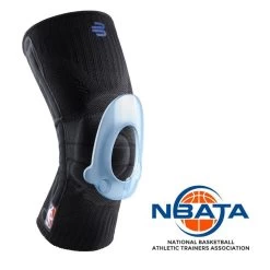BAUERFEIND NBA Sports Knee Support (NBA70000SKS) Reduce Pain Improve Stability Knee Brac [Size: M] -Skateboard Equipment Store 41598 2