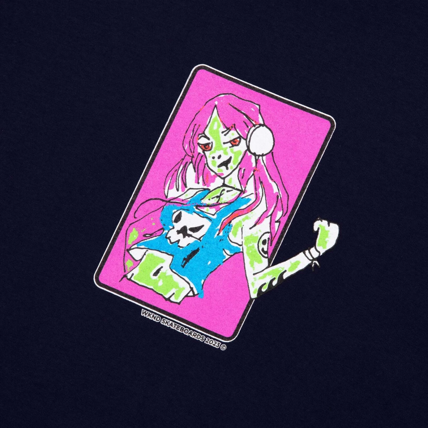 WKND Muscle Tee T-shirt Navy Skate Free Post Aust WEEKEND Skate Free Post Aust WEEKEND 4 WKND Muscle Tee T-shirt Navy Skate Free Post Aust WEEKEND Skate Free Post Aust WEEKEND - Image 2