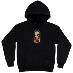 Thrasher - Alien Workshop Believe Hood Jumper Black Hoodie Pullover AWS [Size: L] -Skateboard Equipment Store 41694 2