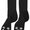 POLAR SKATE CO HAPPY SAD SOCKS BLACK SIZE 43/46 SKATEBOARD SOCKS US 10-12 -Skateboard Equipment Store 41747
