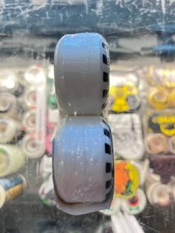 HAZARD WHEELS RADIAL 54MM 101A Skateboard WHEELS WHITE ORANGE Skate Free Post Aus -Skateboard Equipment Store 41801 3