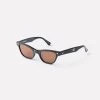 Epokhe - Veil Black Polished / Bronze Mens Womens Sunglasses Shades