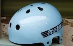 PROTEC HELMET BABY BLUE OLD SCHOOL Classic Skate SKATEBOARD HELMET PRO-TEC OLD SKOOL [Size: L] -Skateboard Equipment Store 41851 2