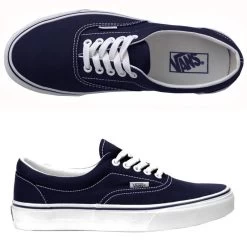 VANS SHOES ERA NAVY SKATE SKATEBOARD SNEAKERS KINGPIN STORE FREE POST