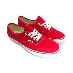 VANS SHOES AUTHENTIC RED/TRUE WHITE SKATE SKATEBOARD SURF CASUAL KINGPIN STORE -Skateboard Equipment Store IF 2CFD309C 2