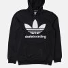 ADIDAS CLIMA 3.0 HOOD PULLOVER BLACK / WHITE SKATEBOARDING AUST SELLER HOODY -Skateboard Equipment Store IF A6069F70