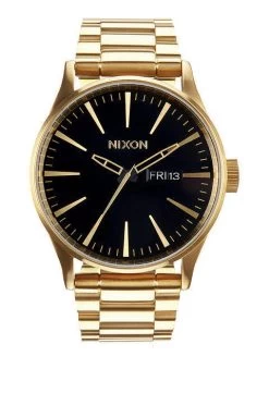 NIXON NIXON Sentry SS All Gold / Black WATCH NEW A356 510-00 AUST SELLER