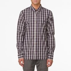 VANS SHOES NEAL WOVEN DRESS BLUES BUTTON UP DOWN SHIRT SKATE KINGPIN STORE