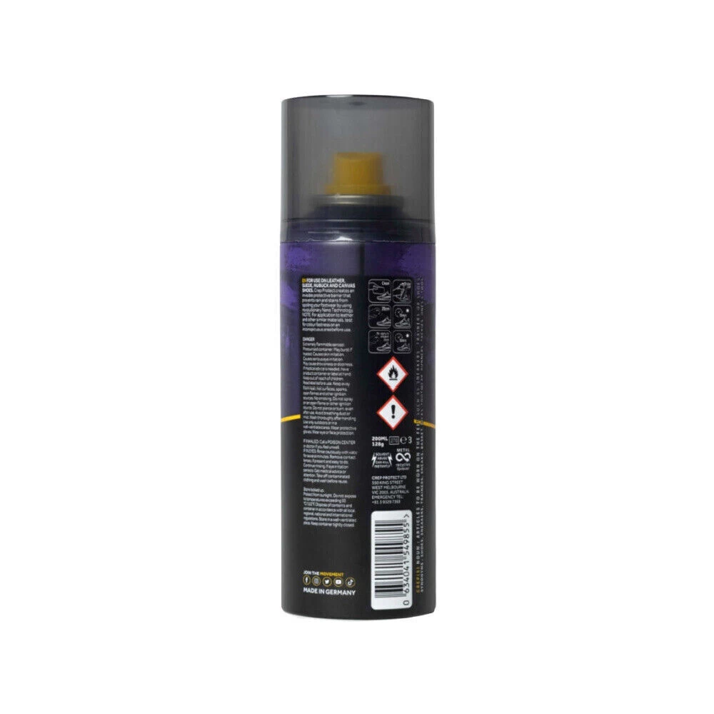 Crep Protect CREP SPRAY PROTECT RAIN AND STAIN RESISTANT BARRIER SHOE PROTECTION 200ML SPRAY CAN 5 Crep Protect CREP SPRAY PROTECT RAIN AND STAIN RESISTANT BARRIER SHOE PROTECTION 200ML SPRAY CAN - Image 3