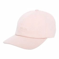 RVCA TONALLY DAD CAP DUSTY PINK CAP SNAP BACK RUCA HAT CAP SNAPBACK NEW YUPOONG