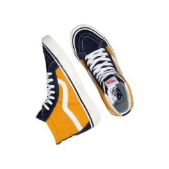 VANS SHOES SK8-HI 38 DX ANAHEIM Og Navy / Og Saffron HI SHOE SKATE HIGH -Skateboard Equipment Store N445 1